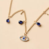 Evil Eye Charm Necklace - Trendsi - Flyclothing LLC