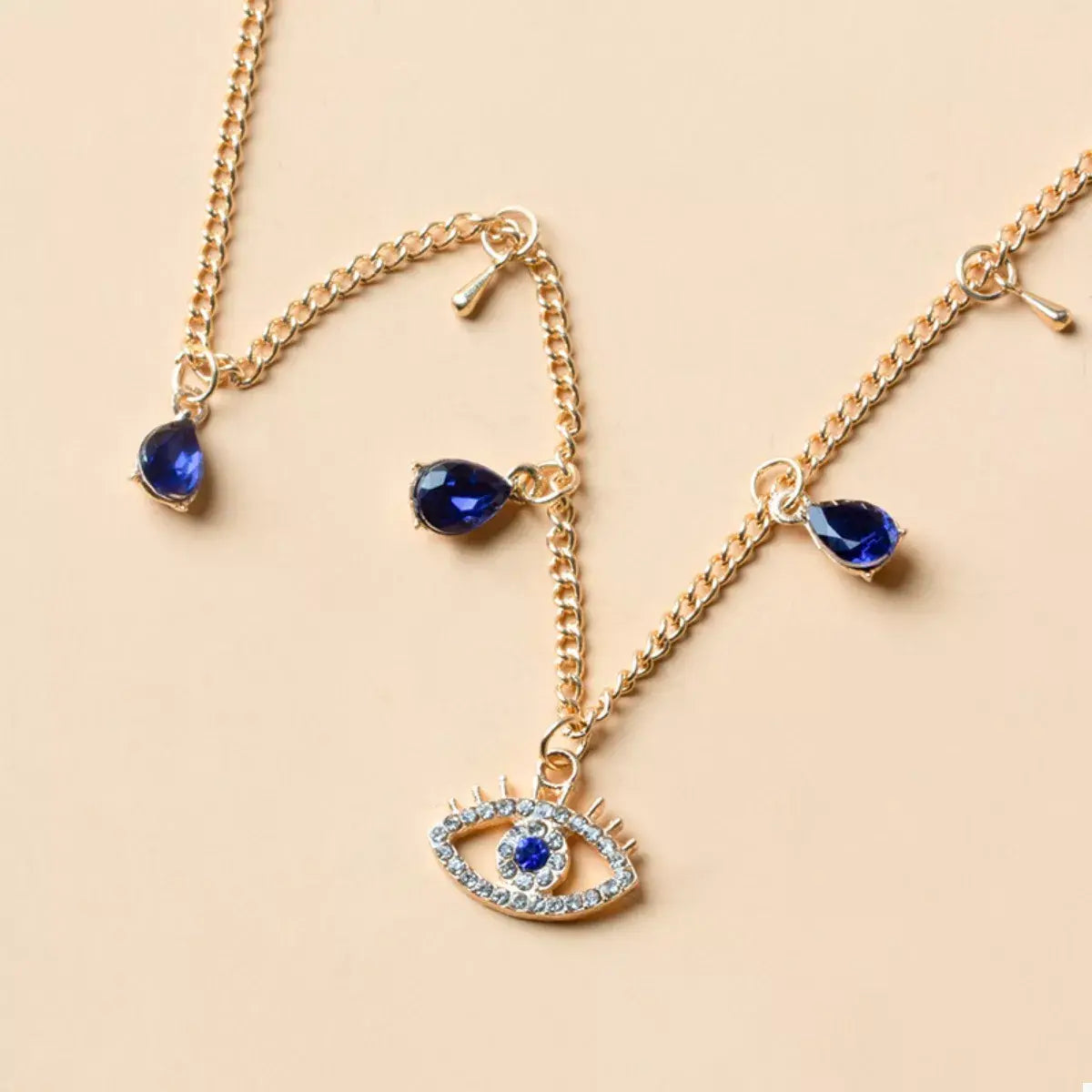 Evil Eye Charm Necklace - Trendsi - Flyclothing LLC