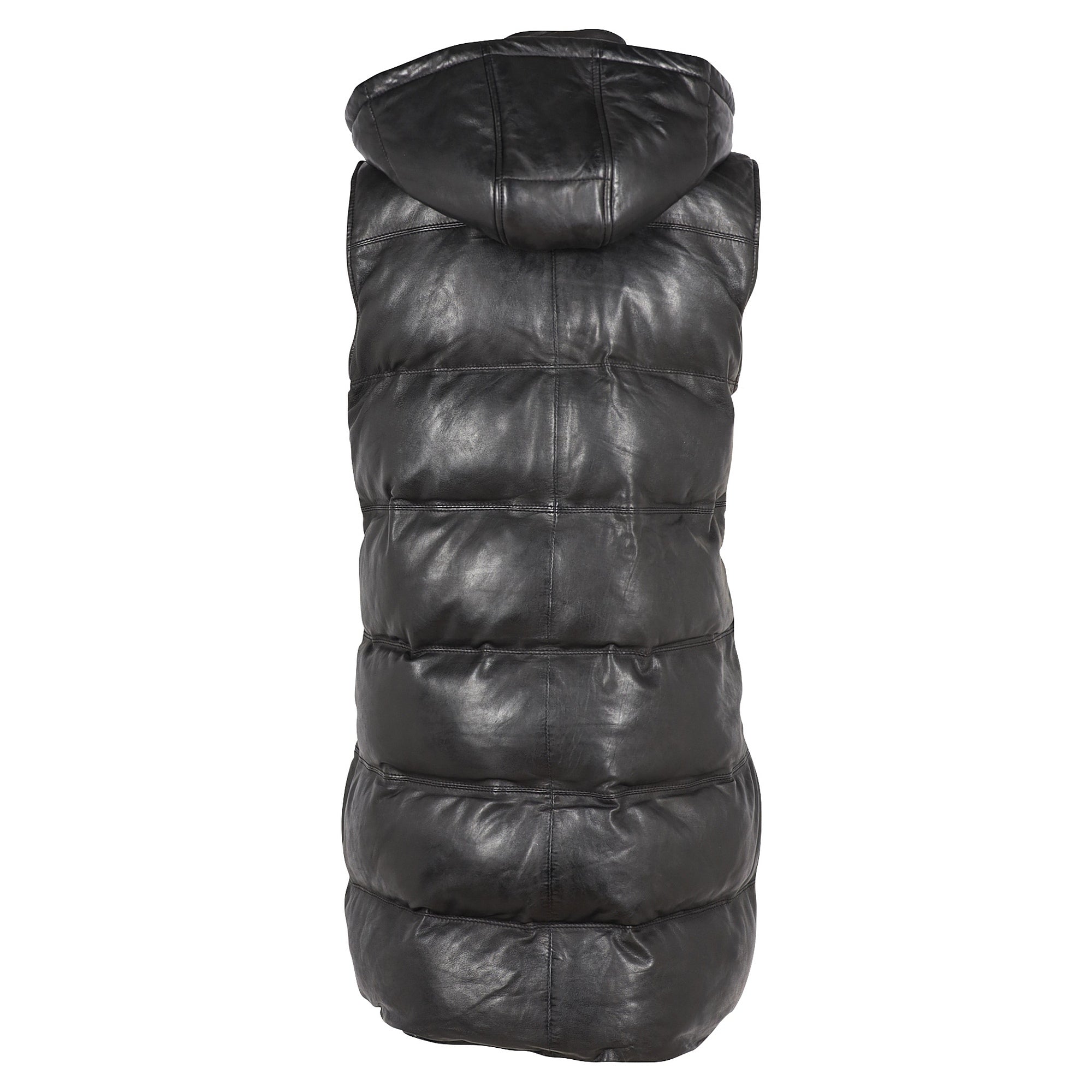 Veo CF Leather Vest, Black