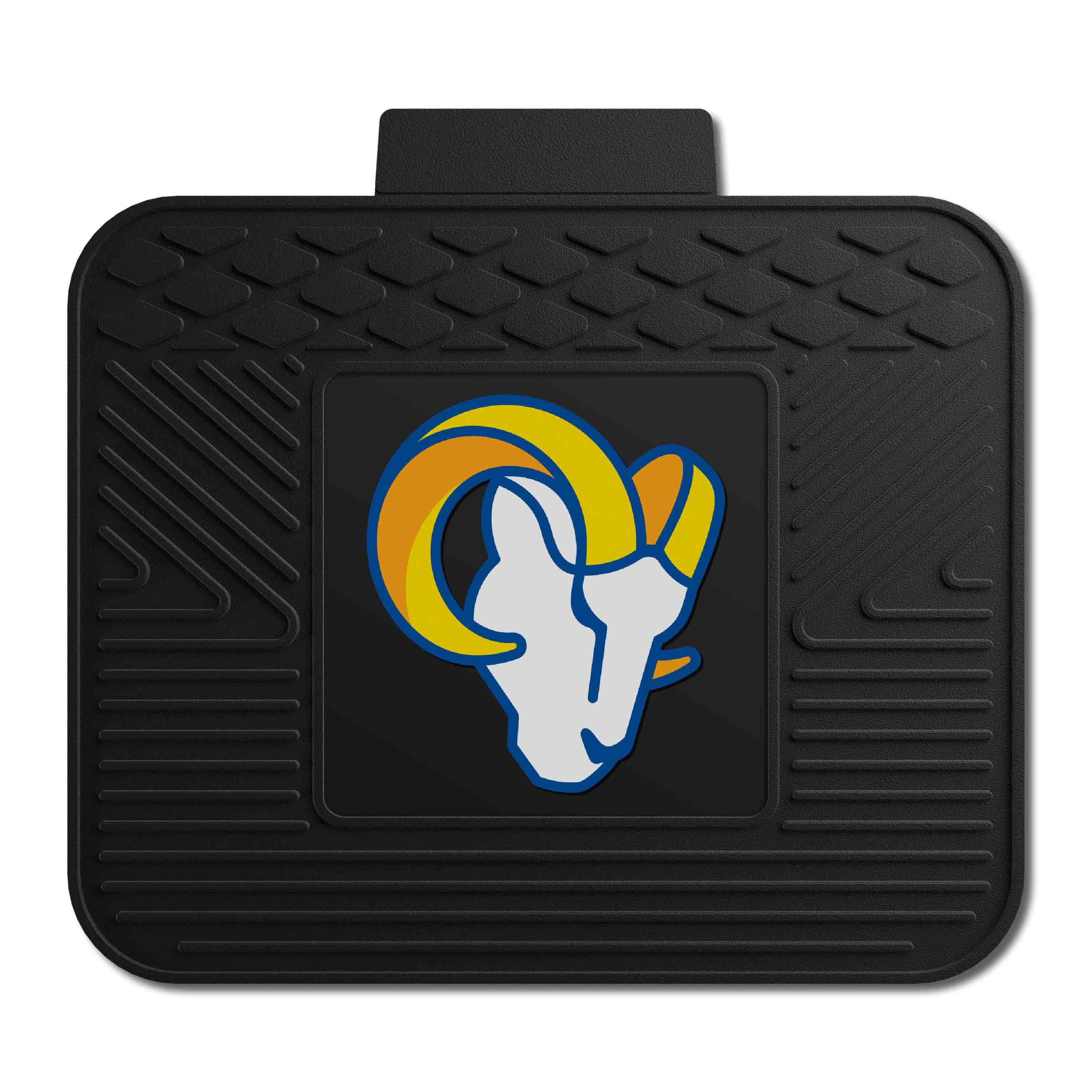 Los Angeles Rams Back Seat Car Utility Mat - 14in. x 17in. - Los Angeles Rams