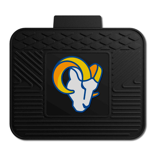 Los Angeles Rams Back Seat Car Utility Mat - 14in. x 17in. - Los Angeles Rams