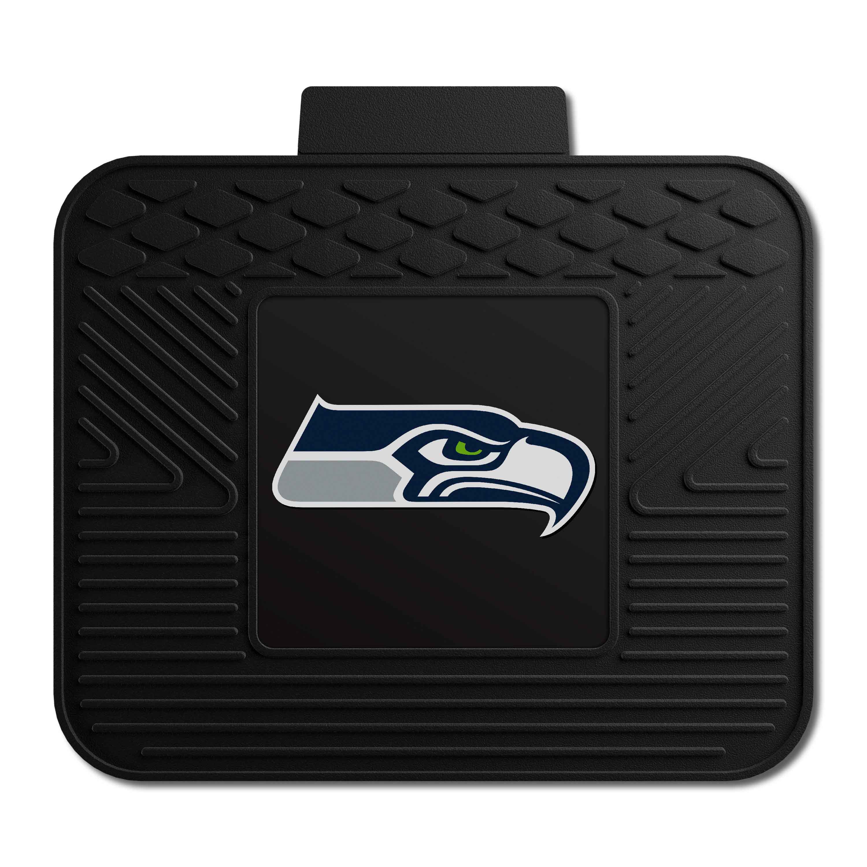 Seattle Seahawks Back Seat Car Utility Mat - 14in. x 17in. - Seattle Seahawks