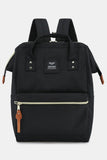 Himawari Waterproof Canvas Backpack Bag with Side Pockets - Trendsi
