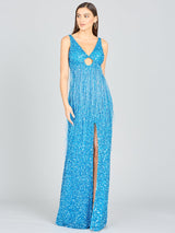 Regan Fringe Sequin Dress