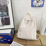 PU Leather Zip Backpack Bag - Trendsi - Flyclothing LLC