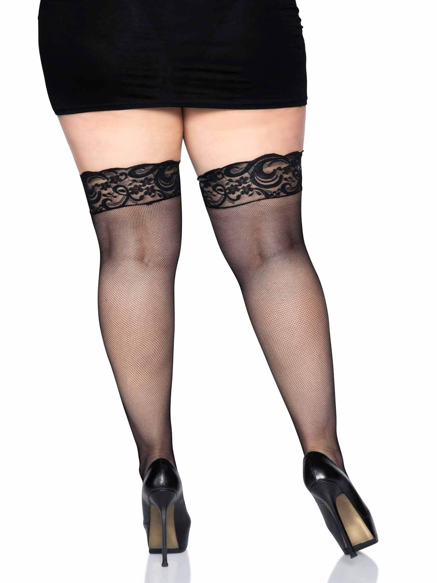 Pia Micro Net Thigh Highs