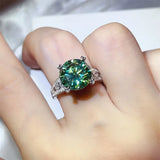 5 Carat Moissanite 925 Sterling Silver Ring - Trendsi - Flyclothing LLC