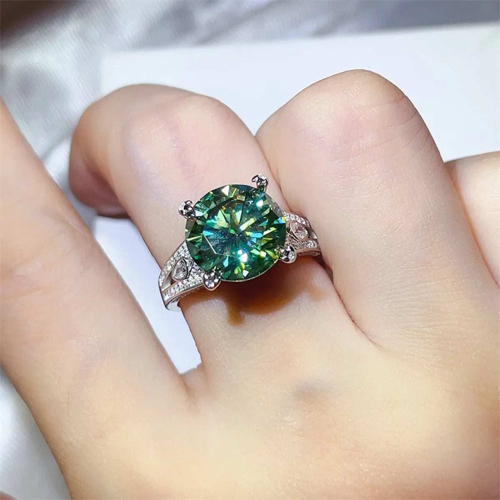 5 Carat Moissanite 925 Sterling Silver Ring - Trendsi - Flyclothing LLC