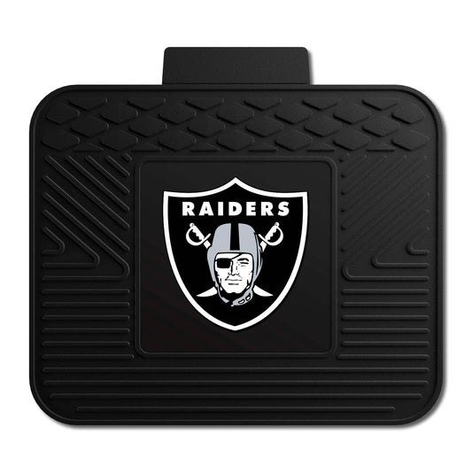 Las Vegas Raiders Back Seat Car Utility Mat - 14in. x 17in. - Las Vegas Raiders