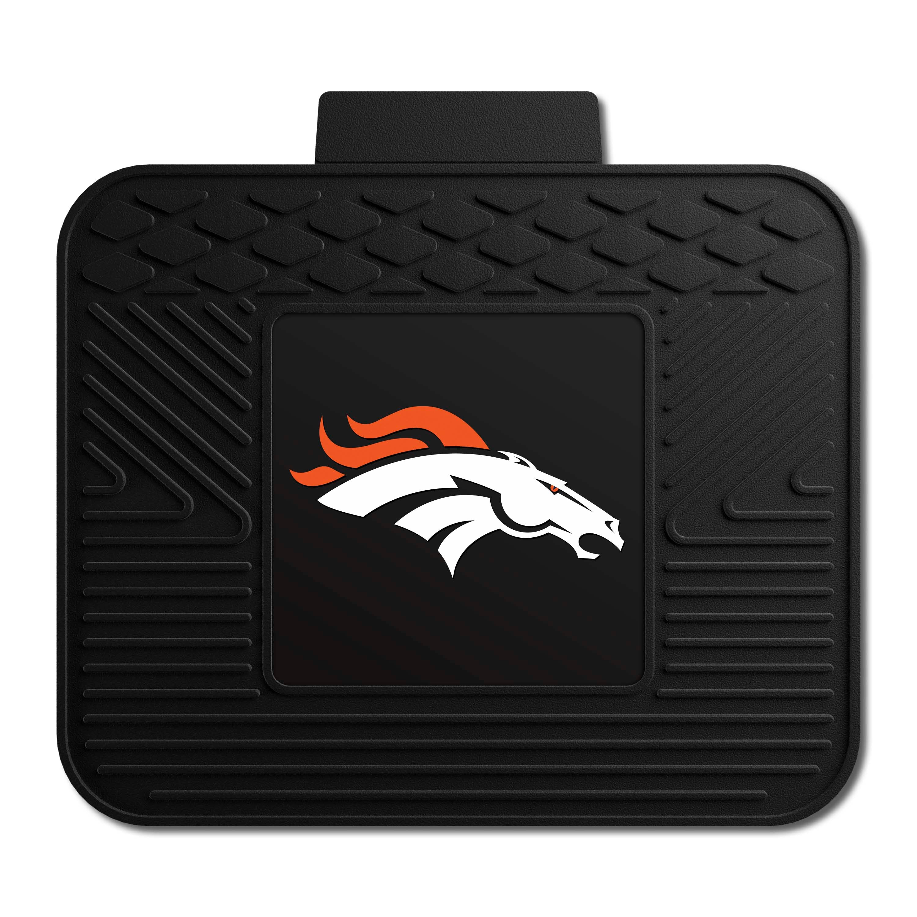 Denver Broncos Back Seat Car Utility Mat - 14in. x 17in. - Denver Broncos