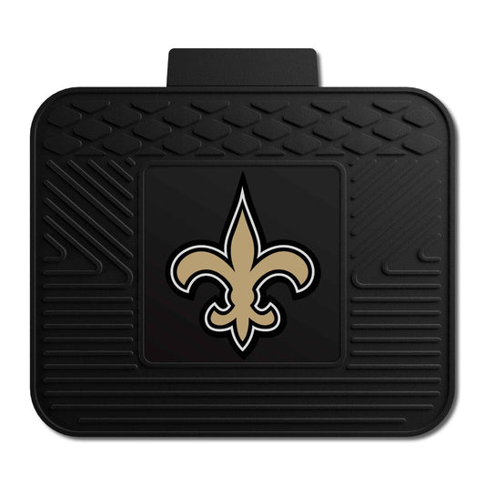 New Orleans Saints Back Seat Car Utility Mat - 14in. x 17in. - New Orleans Saints