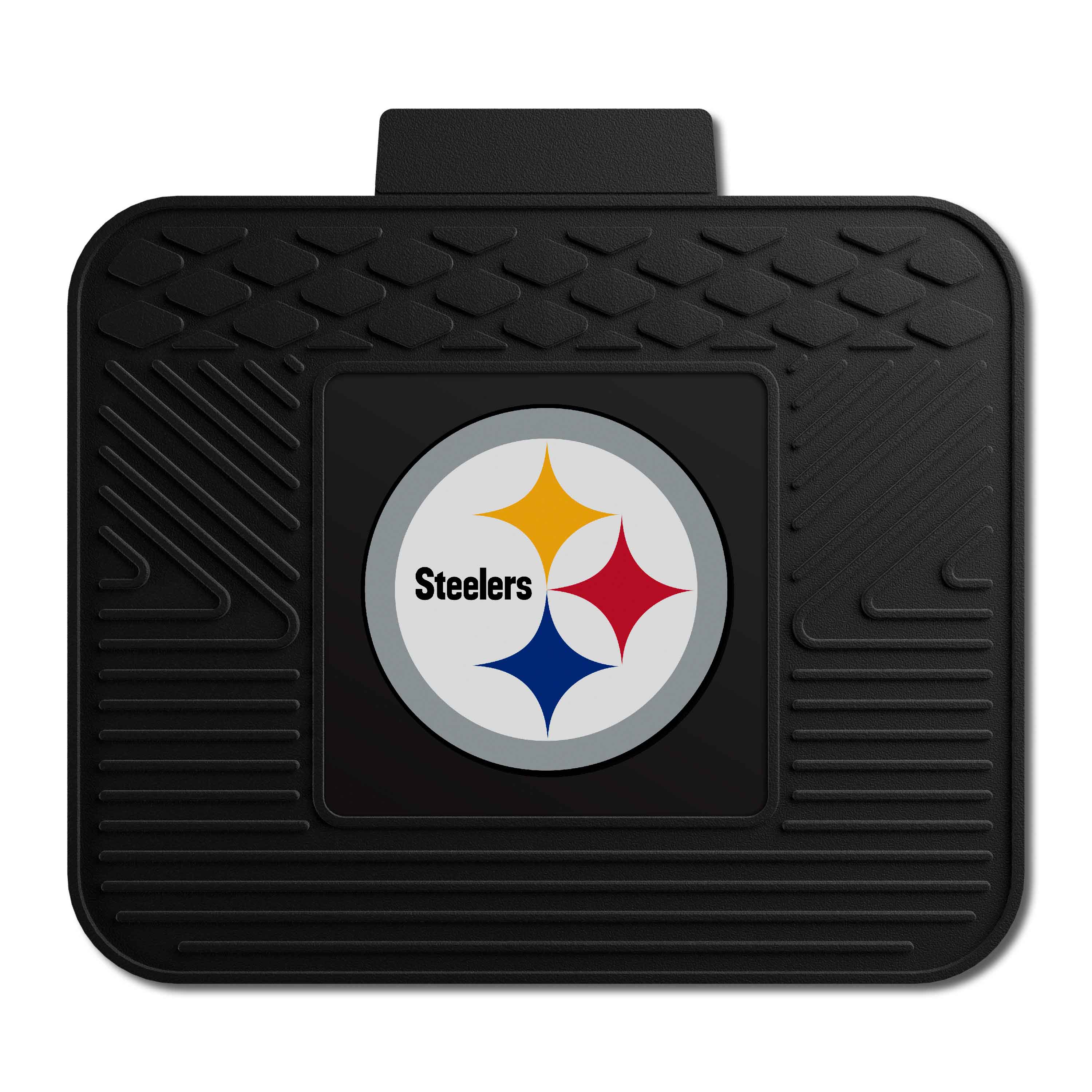 Pittsburgh Steelers Back Seat Car Utility Mat - 14in. x 17in. - Pittsburgh Steelers