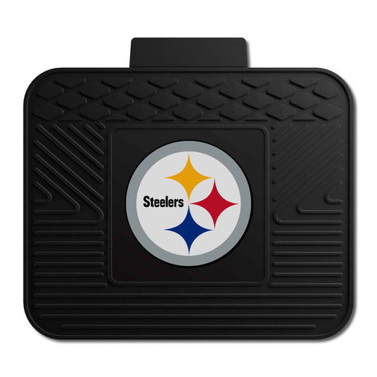 Pittsburgh Steelers Back Seat Car Utility Mat - 14in. x 17in. - Pittsburgh Steelers