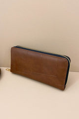 PU Leather Mulit-Interlayer Wallet - Trendsi