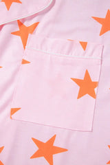 Star Print Short Sleeve Shirt and Shorts Set - Trendsi - Flyclothing LLC