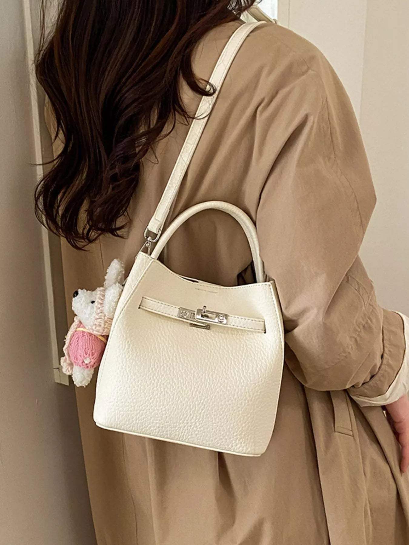 PU Leather Handbag - Trendsi - Flyclothing LLC