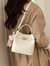 PU Leather Handbag - Trendsi - Flyclothing LLC