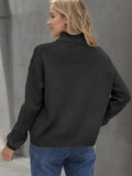 Button Up Long Sleeve Cardigan - Trendsi