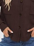 Casual Knit Button-Down Cardigan - Trendsi - Flyclothing LLC