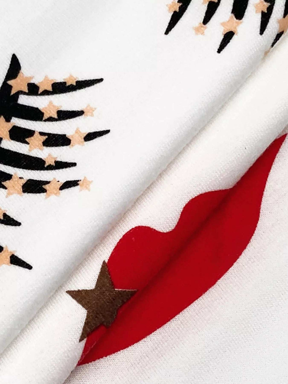 Graphic Round Neck Dropped Shoulder T-Shirt - Trendsi - Flyclothing LLC