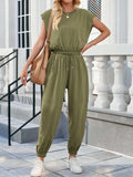 Backless Drawstring Waist Jumpsuit - Trendsi - Flyclothing LLC