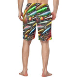 Baha Ranch Men's Fishing Lures Beach Swim Shorts