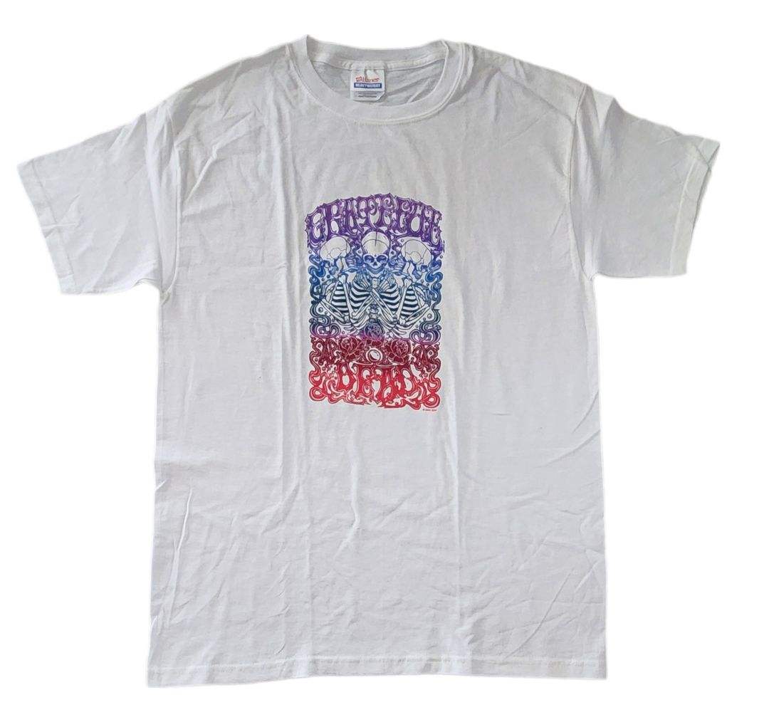 Grateful Dead 3 Skeletons T-Shirt Rare - Grateful Dead - Flyclothing LLC