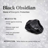 Premium Black Obsidian Talisman - Conscious Items - Flyclothing LLC