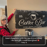 Coffee Bar Sign - Tailored Canvases - Flyclothing LLC