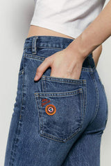 Two Shots High Rise Straight Crop Jeans HJ013 - Hey Joanie - Flyclothing LLC