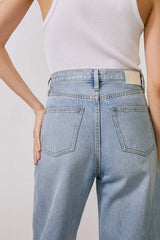 Queens Of Noise High Rise Barrel Jeans HJ026 [FINAL SALE] - Hey Joanie - Flyclothing LLC