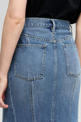 Ocean Wave Denim Skirt HJ821 - Hey Joanie - Flyclothing LLC