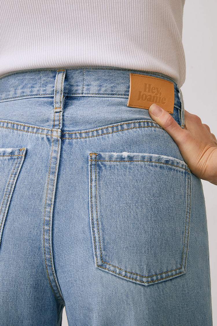 Coney Island Whitefish High Rise Wide Jeans HJ007 - Hey Joanie - Flyclothing LLC