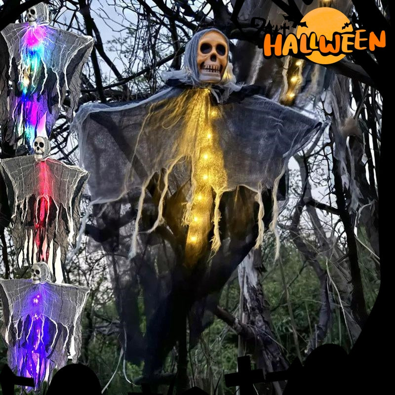 Halloween Decorations Horror Hanging Ghost Skull Skeleton Prop Perfect For Home Outdoor Yard Party Supplies Festival Decorations - My Store - Flyclothing LLC