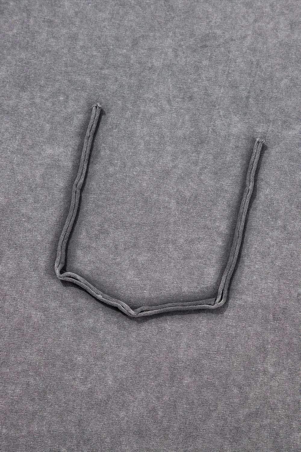 Mineral Wash Half Sleeve Vintage T Shirt - Trendsi - Flyclothing LLC