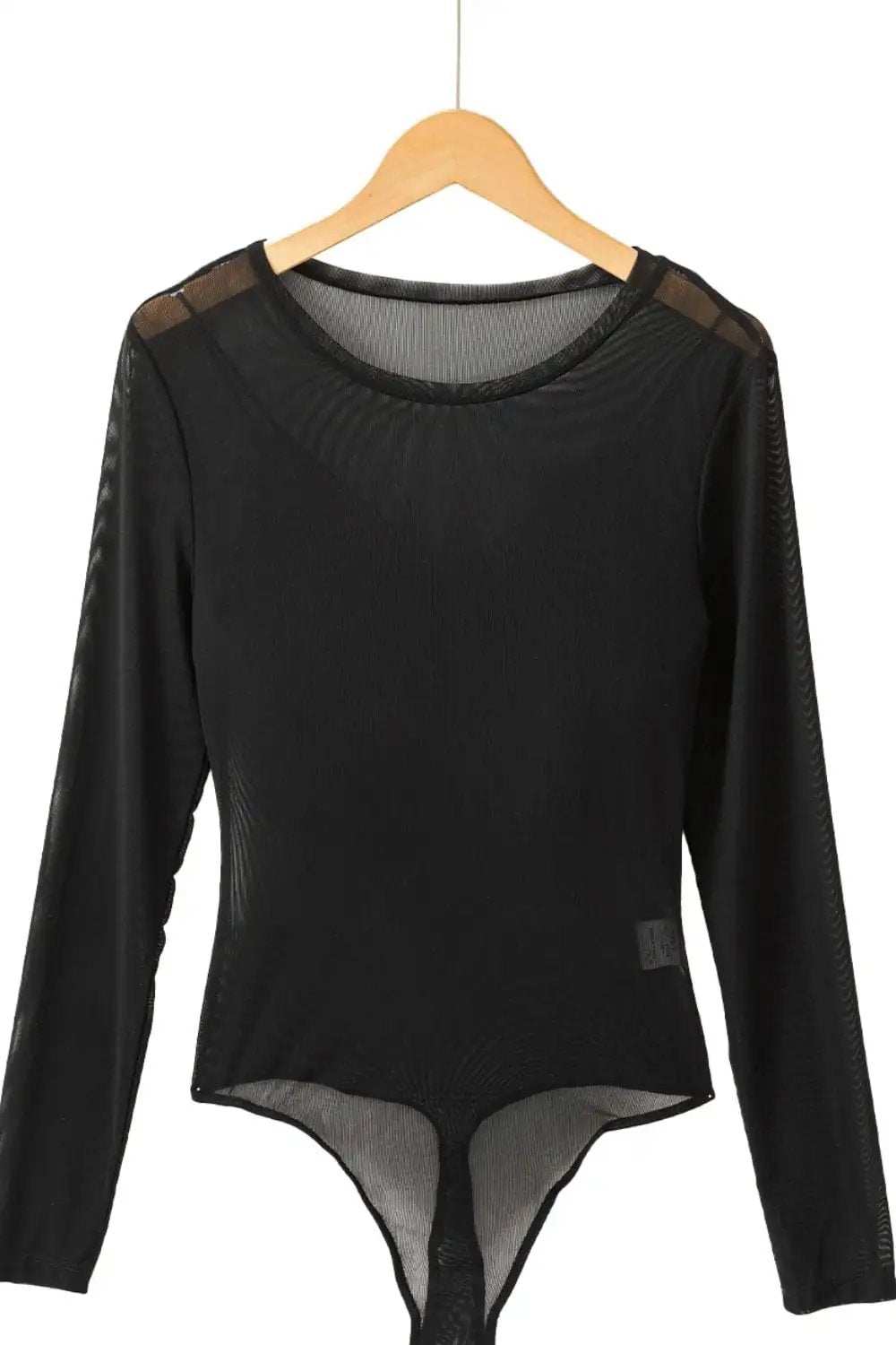 V-Neck Cami and Round Neck Long Sleeve Bodysuit Set - Trendsi - Flyclothing LLC