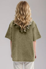 Basic Bae Round Neck Half Sleeve T-Shirt - ShopBasicbae - Flyclothing LLC