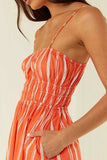 Striped Square Neck Cami Dress - Trendsi - Flyclothing LLC