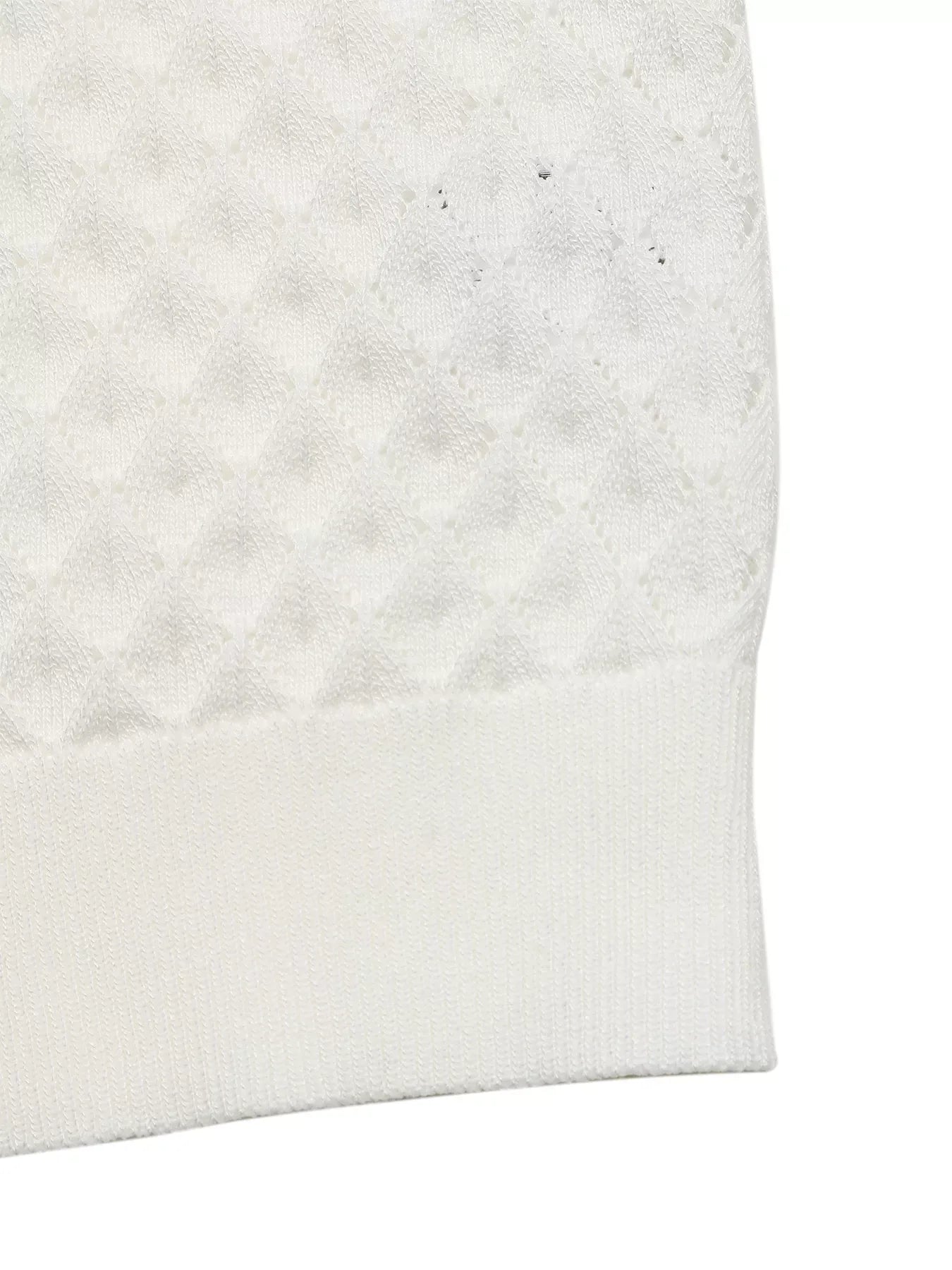 Textured Short Sleeve Knit Top - Trendsi - Flyclothing LLC