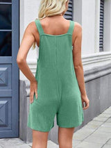 Lovelet Knotted Wide Strap Scoop Neck Overalls - Trendsi - Flyclothing LLC
