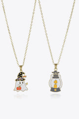 Two-Piece Halloween Theme Necklace Set - Trendsi - Flyclothing LLC