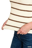 Zenana Round Neck Stripe Knit Tank Top - Trendsi - Flyclothing LLC