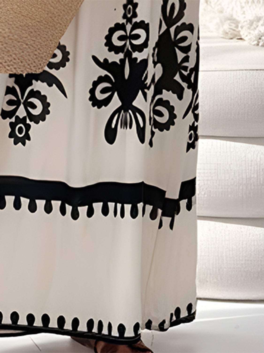 Printed Spaghetti Strap Sleeveless Maxi Dress - Trendsi - Flyclothing LLC