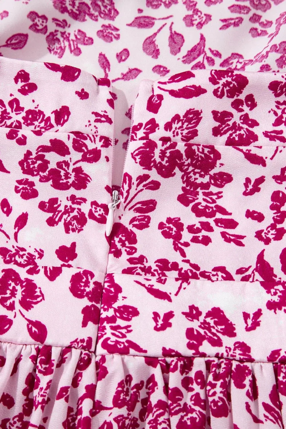 Floral Cutout Back Square Neck Maxi Dress - Trendsi - Flyclothing LLC