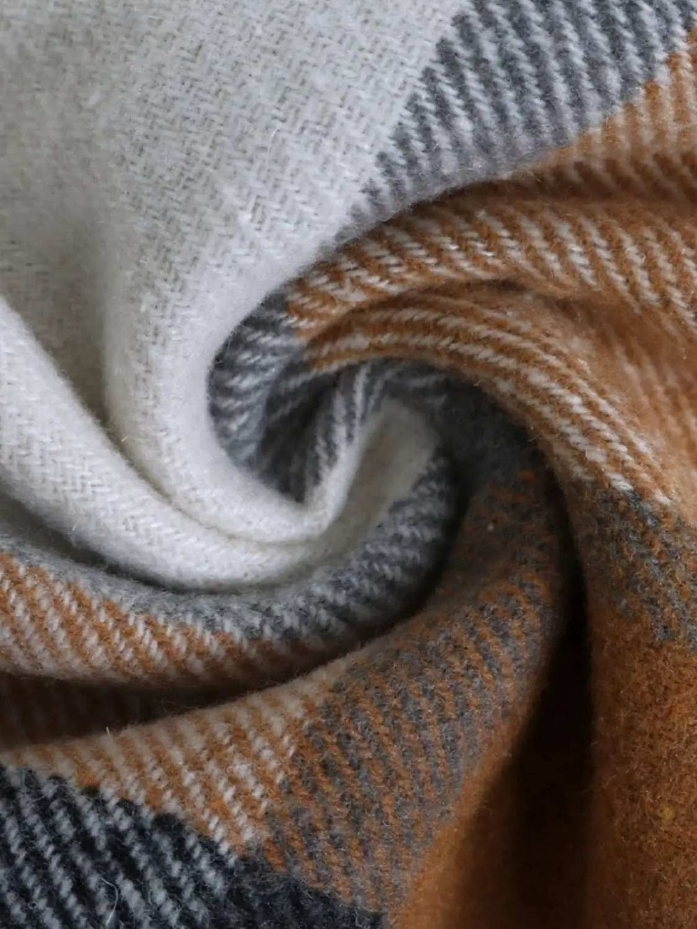 Drawstring Plaid Zip Up Long Sleeve Hooded Outerwear - Trendsi - Flyclothing LLC