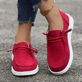 Round Toe Flat Slip-Ons - Trendsi - Flyclothing LLC
