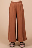 Ces Femme Half Button Half Sleeve Top and Pants Set - Trendsi