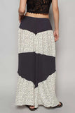 POL Contrast Floral Drawstring Wide Leg Pants - Trendsi - Flyclothing LLC