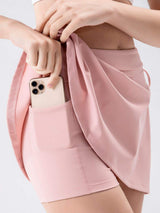 High Waist Active Skort with Pockets - Trendsi - Flyclothing LLC