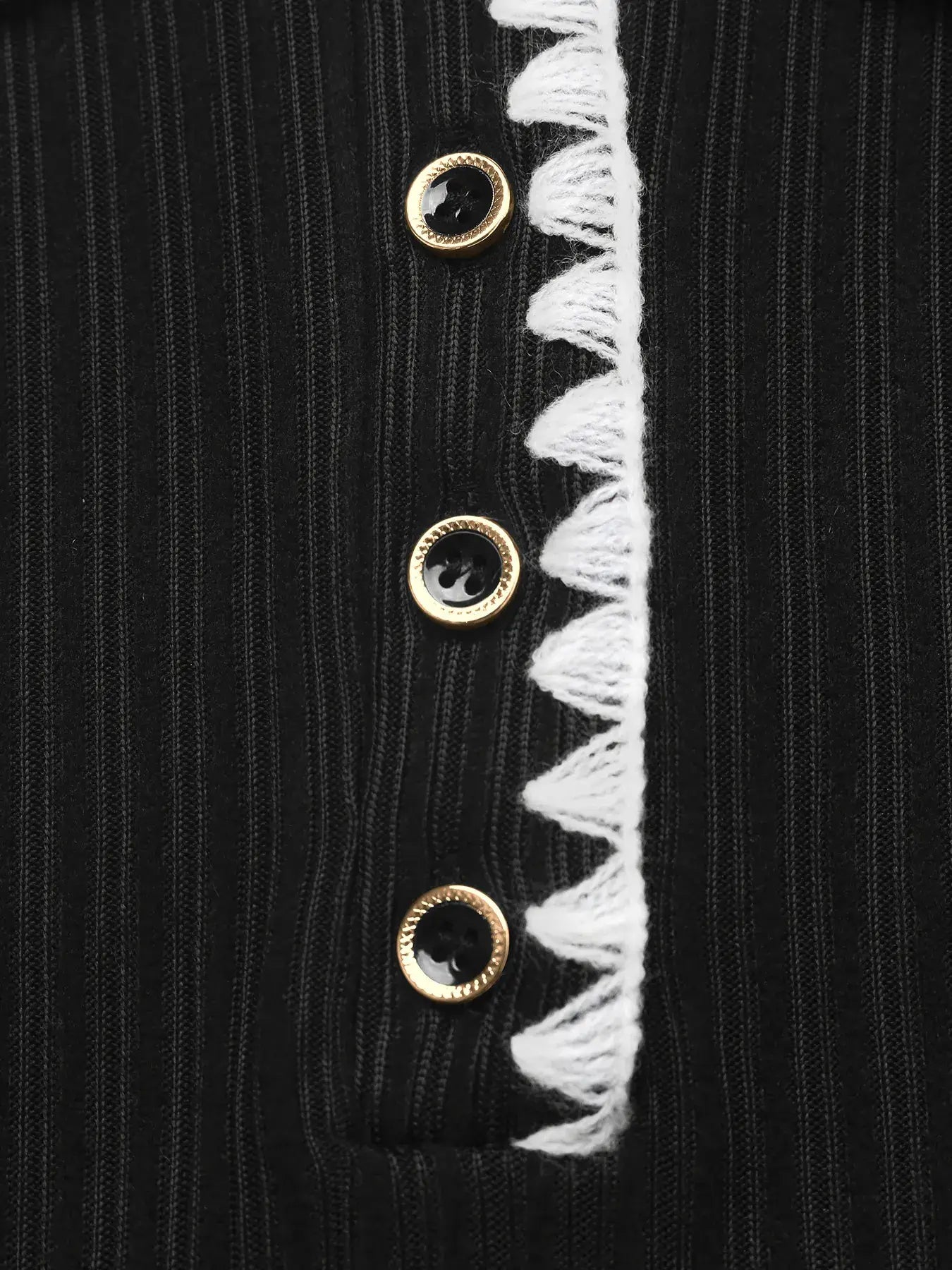 Contrast Trim Texture Long Sleeve Sweater Dress - Trendsi - Flyclothing LLC